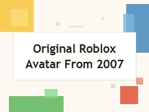 A True Original Roblox Player Design